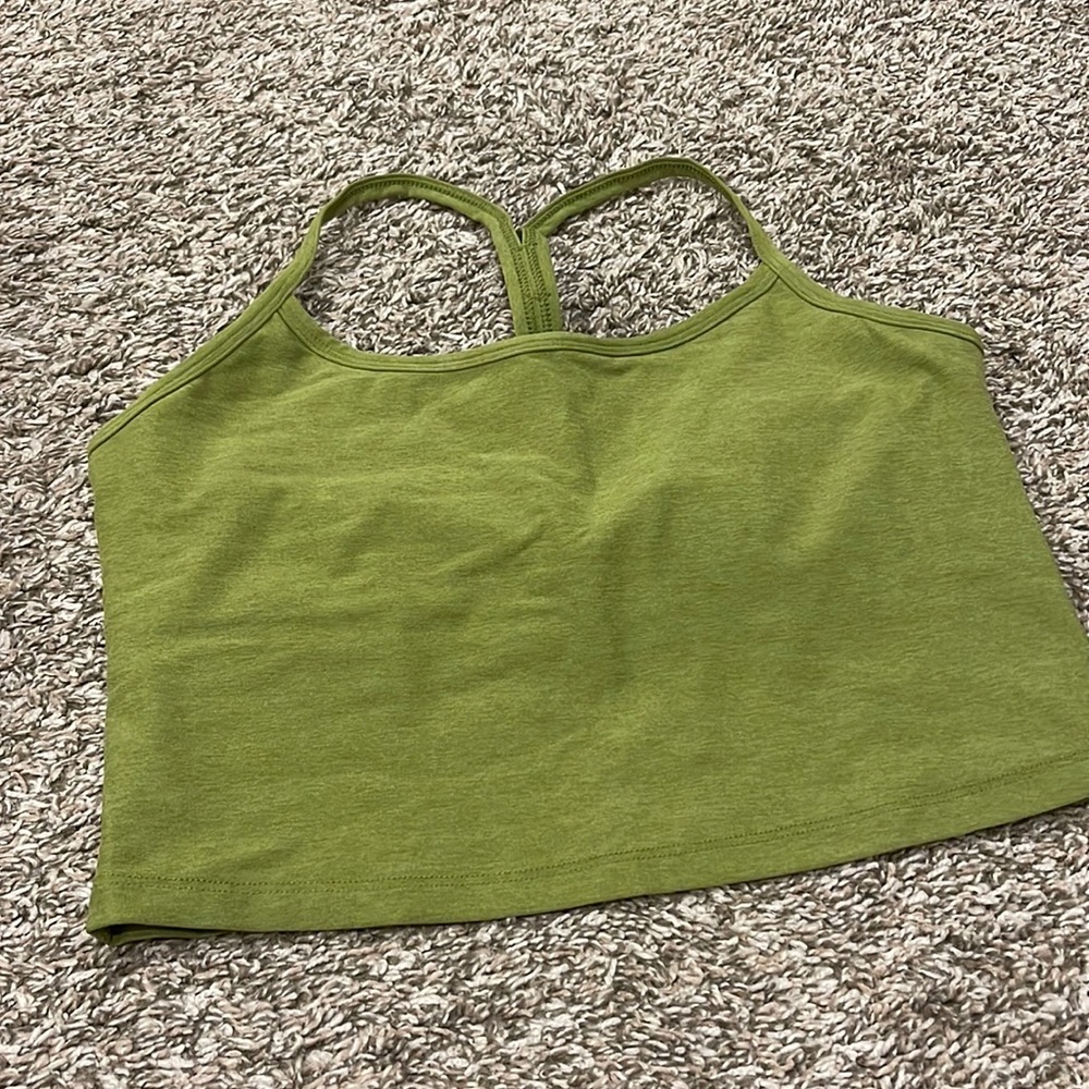 Beyond Yoga Spacedye Slim Racerback Cropped Tank Large